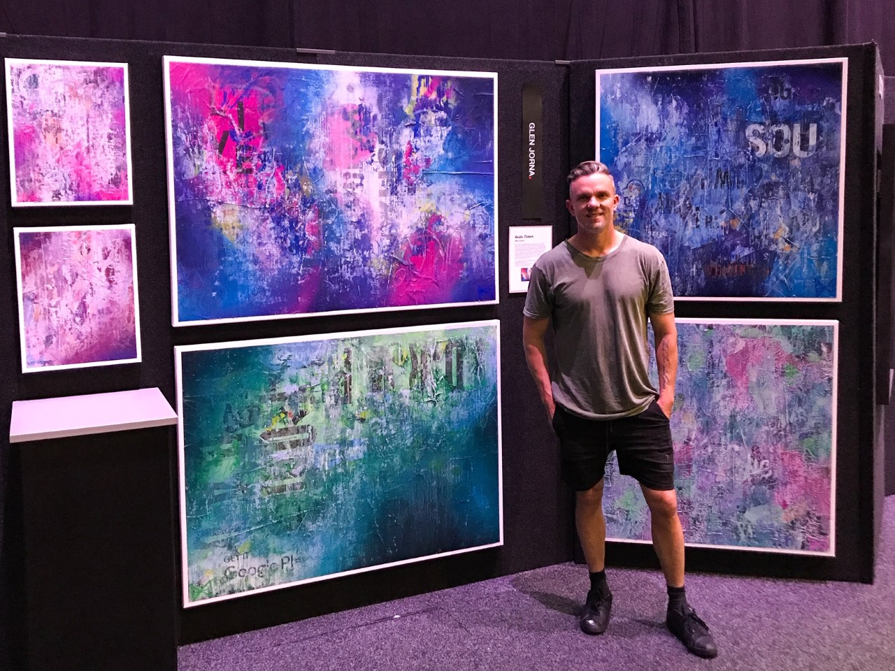 Celebrating our talented staff: Glen Jorna exhibits at the NZ Art Show